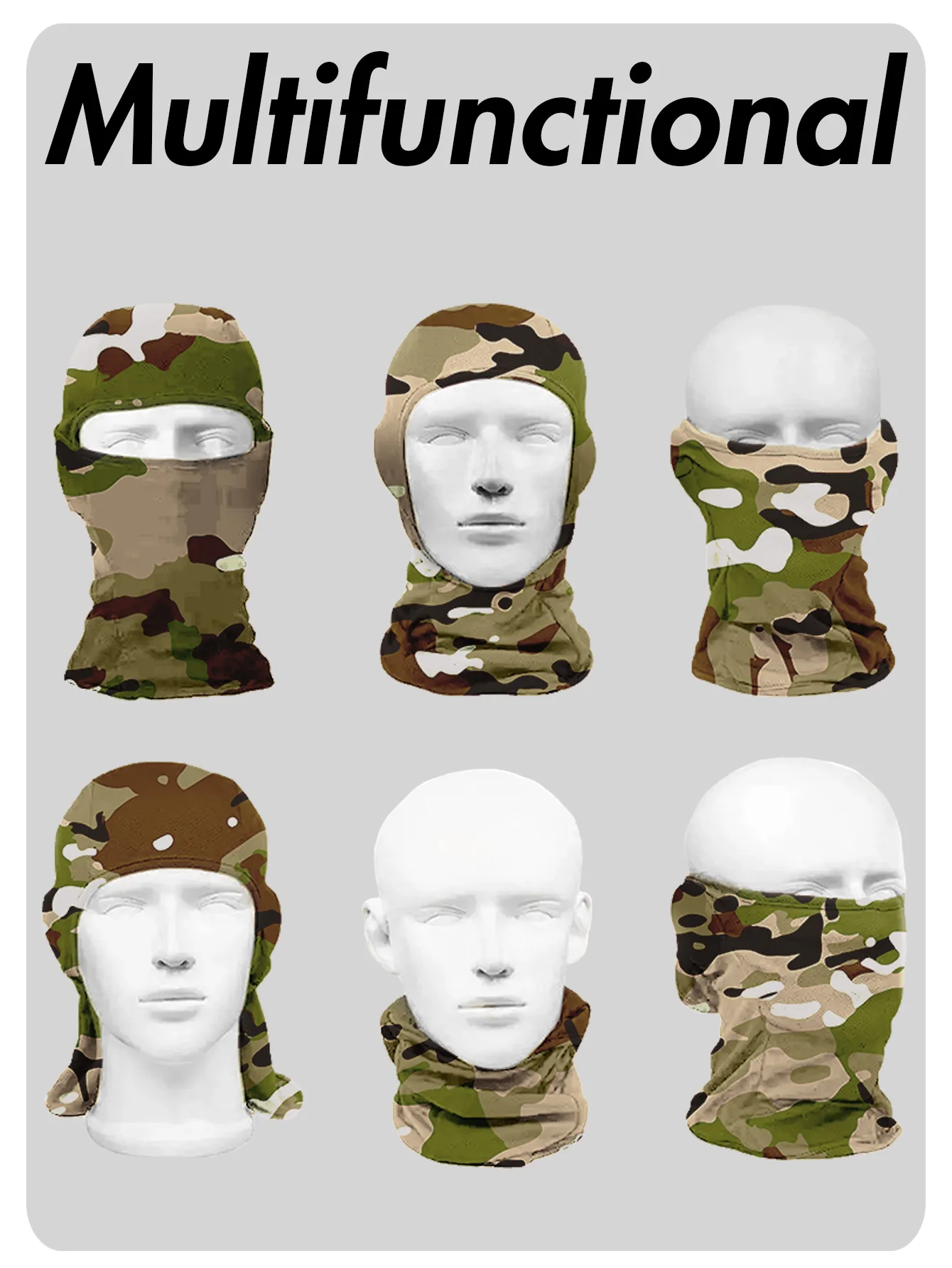 Musion Sturmhaube, atmungsaktives Netz, UV-Schutz, Motorrad-Vollgesichtsmaske, Sturmhaube, bedruckt, Reitkopfbedeckung – Detail 7