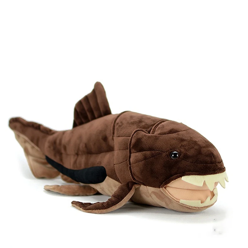 

Милая мягкая набивная плюшевая игрушка Dunkleosteus Terrelli, подарки Paleontology, реалистичное животное, оригинальная модель рыбы, кукла в подарок