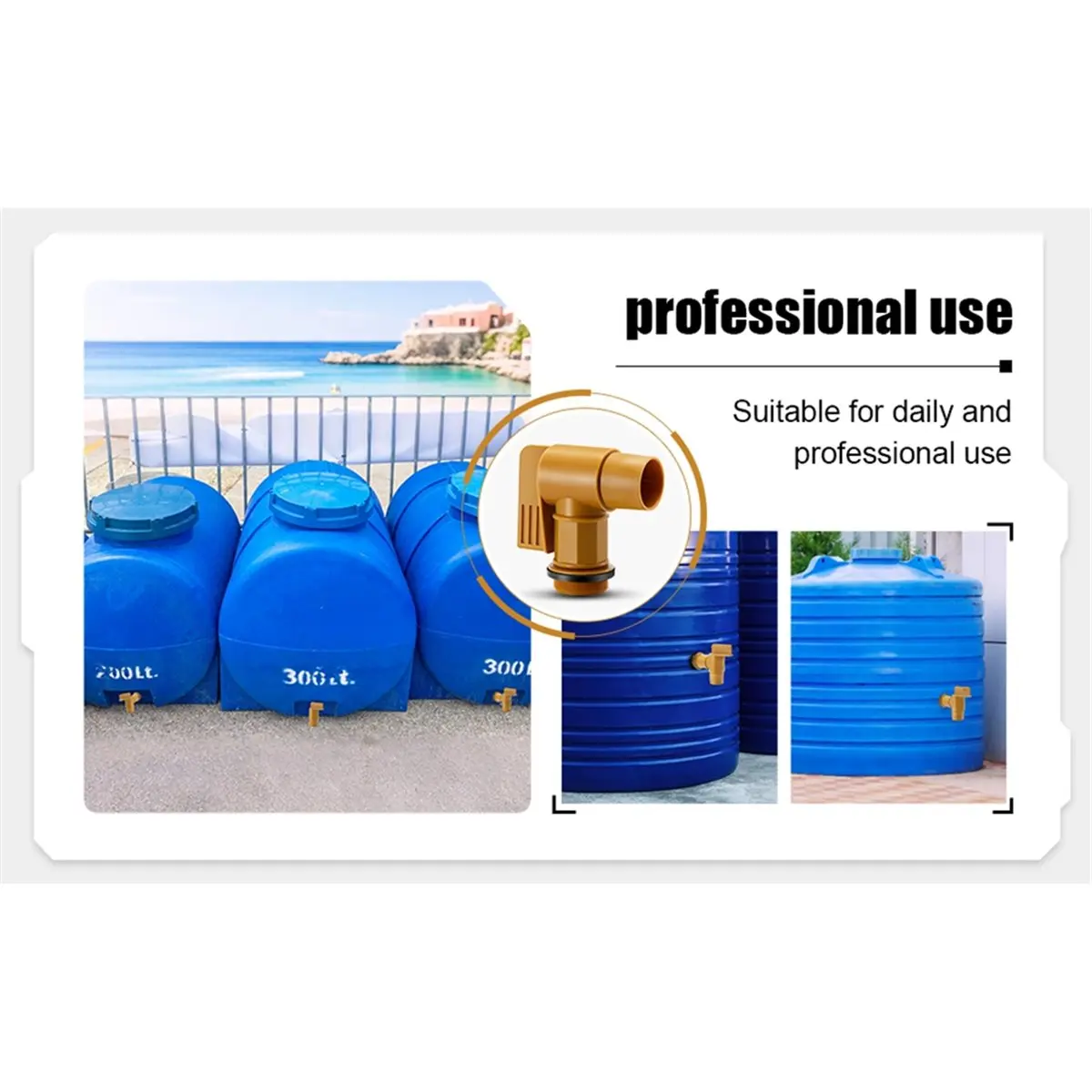 Reliable- Gardening Plant Plastic Nutrient Solution Barrel Water Tap Fermentation Barrel Bucket Faucet Switch Valve Plastic