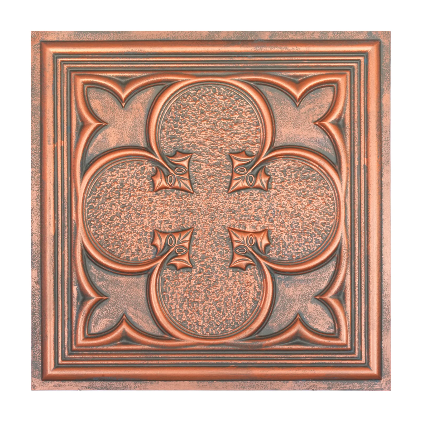 Ceiling tiles faux cafe pub restaurant well ceiling panels PL35 Rustic copper 10tiles/lot