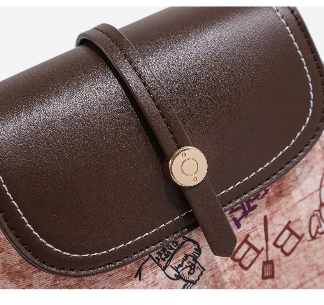 SpongeBob SquarePants Female Cute Commuter Anime Cartoon Cute Large Capacity Single Shoulder Crossbody Bag Girls Birthday Gifts