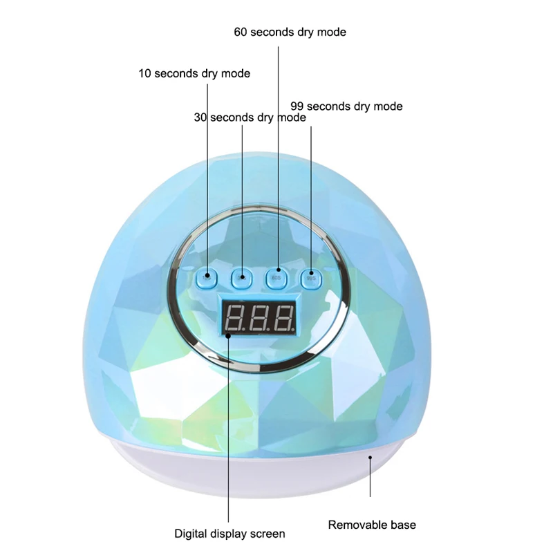 Smart UV Led Nail Dryer Lamp Phototherapy Light Lamp For uv Light Nail Gel Polish Lampara Led Para Therapy Nail Dryer Machine