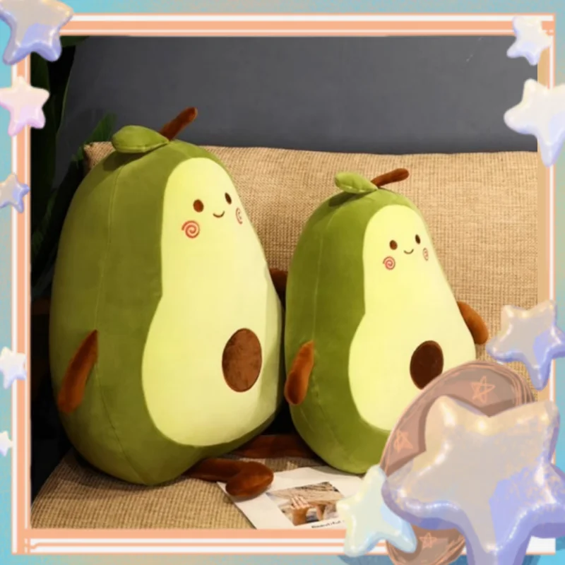 Cute Personalized Doll Fruit Series Doll Avocado Children Plush Toys Home Decorations Bed Decorations Christmas Birthday Present