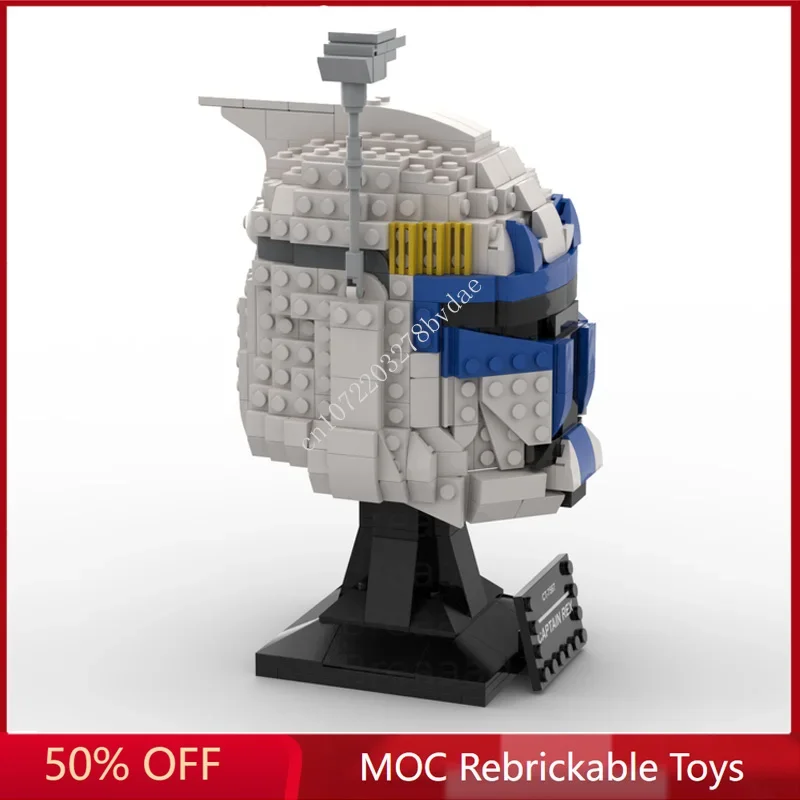 618PCS Star Plan MOC Captain Rex Phase 1 MOC SpaceShip Battle Model Building Block Architecture Education Assembly Model Toy