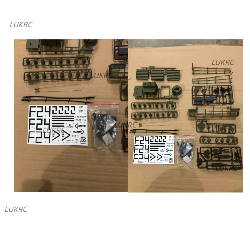 3918 Decoration Plastic Parts Set for Heng Long 1/16 Scale RC Tank Model USA M1A2 Abrams Accessories