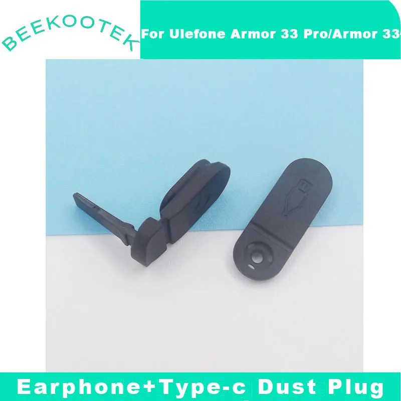 New Original Ulefone Armor 33 Pro Armor 33 TYPE-C Dust Plug USB Rubber Earphone Dust Plug For Ulefone Armor 33 Smart Phone