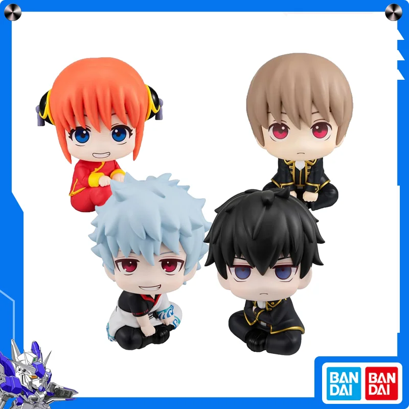 

MegaHouse Look Up Series Gintama Gintoki Hijikata Kagura Okita Q-version Sitting Pose Movable Joint Collectible