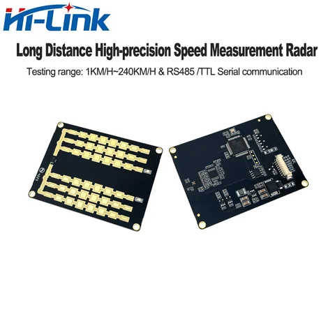 Free Shipping HLK-LD2415H Speed 180meters  Radar  Millimeter Wave integrate Antenna Long Distance  1KM/h Measurement Accuracy