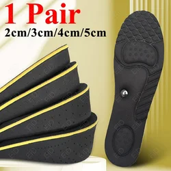 Best Magnet Massage Height Increase Insoles For Women Men 2/3/4/5 Cm Up Invisiable Arch Support Orthopedic Insoles Heighten Lift