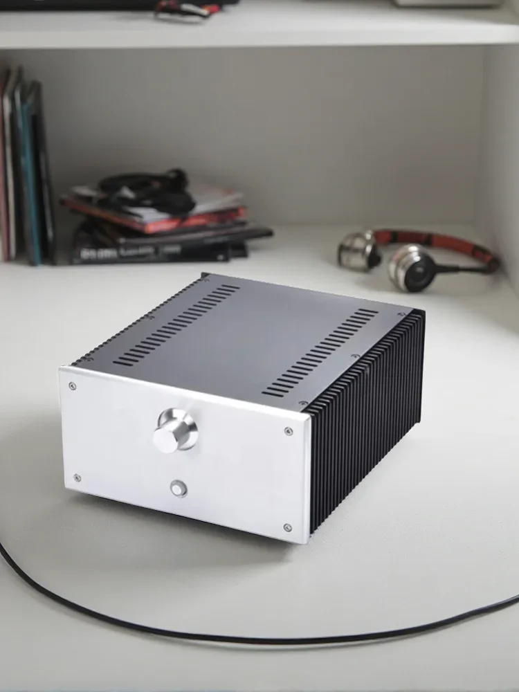 BRZHIFI BZ2412B double radiator aluminum case for class A power amplifier