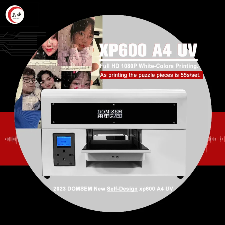 

China Golden Supplier Xp600 A4 Uv Printer for Metal Glass Wood Printing Inkjet Printers