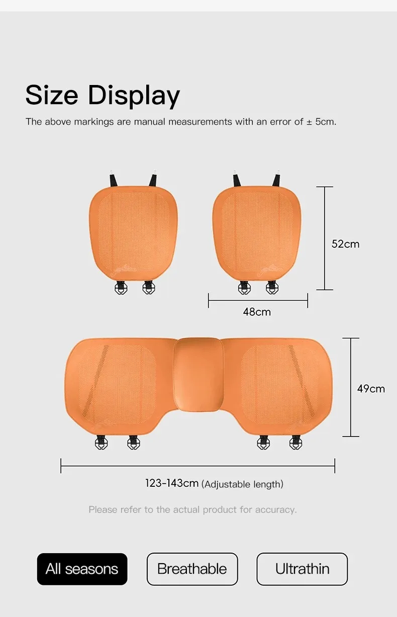 Neuer Autositzbezug, ultradünnes Sitzschutzpolster, Sitzkissen für Cadillac CTS SRX XTS CT6 XT5 XT4 XT6 CT4 / CT5 LYRIQ Celestiq – Detail 10
