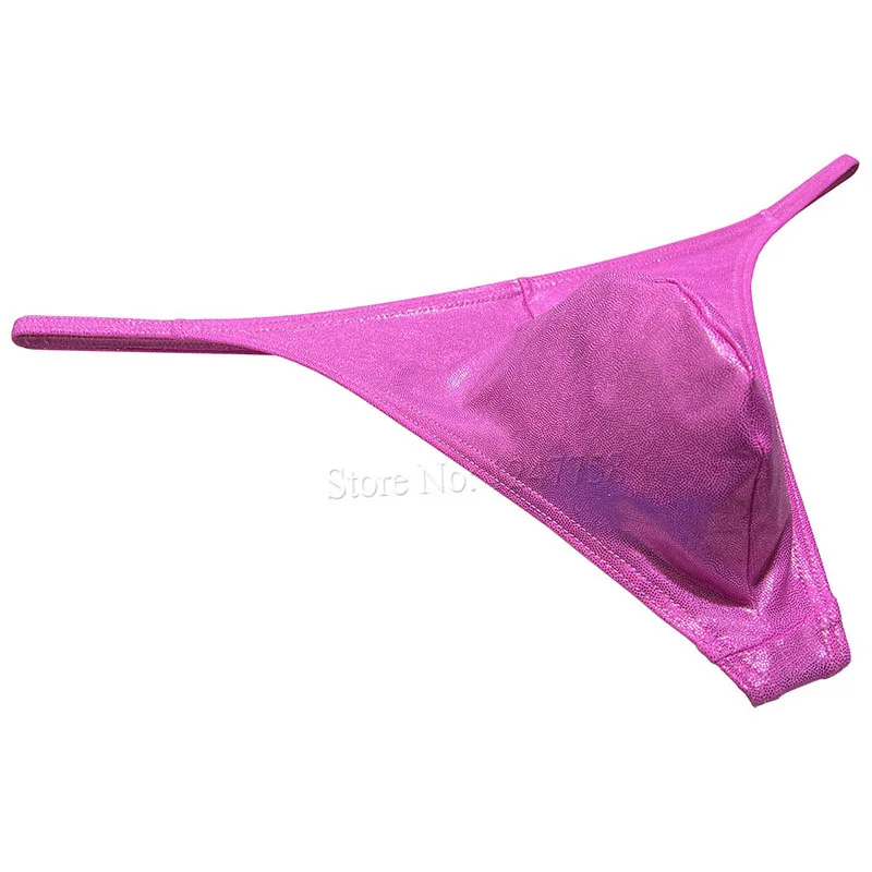 

Мужские стринги-стринги Tower Tangas, нижнее белье, мужские трусы-бикини, эластичные, блестящие, удобные, улучшающие мешочки, однотонные с низкой талией