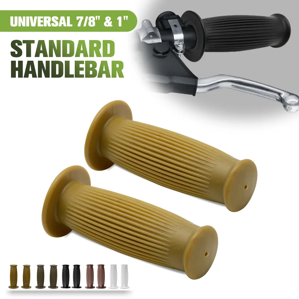 

For Nightster 975 Special 975 RH975 Nightster/Special 975 Universal 1"25mm/28mm Motorcycle Retro Soft Rubber Handlebar Hand Grip