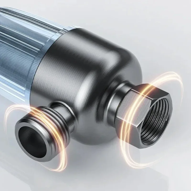 Bathroom Stainless Steel Water Heater Filter Filter Element Can Be Cleaned Brass Front Prefilter Detachable Filter Cartridge