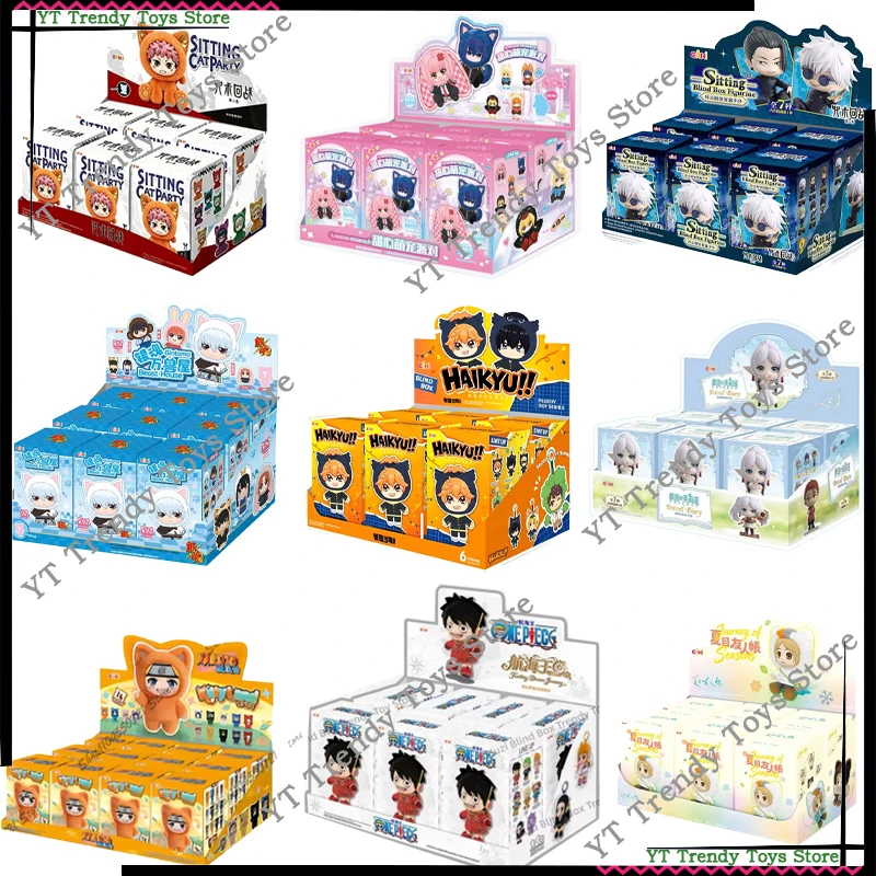 Em Estoque 2026 Novo Original TOPTOY EAKI Anime Blind Box Boneco de Pelúcia e Vinil Naruto V3 Jujutsu Kaisen V2 One Piece Haikyuu Colecionável