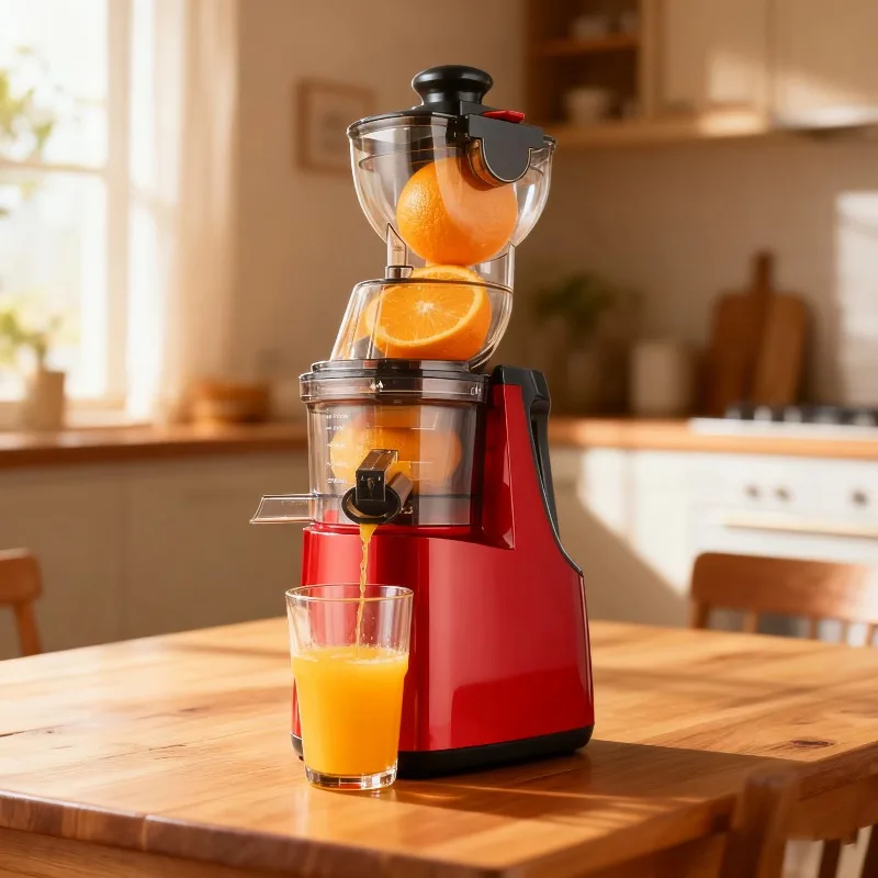 

Large-diameter Fully Automatic Juicer Juicer Extractor Machine Orange Fruit Juice Machine Bladeless Household Slow Juicer