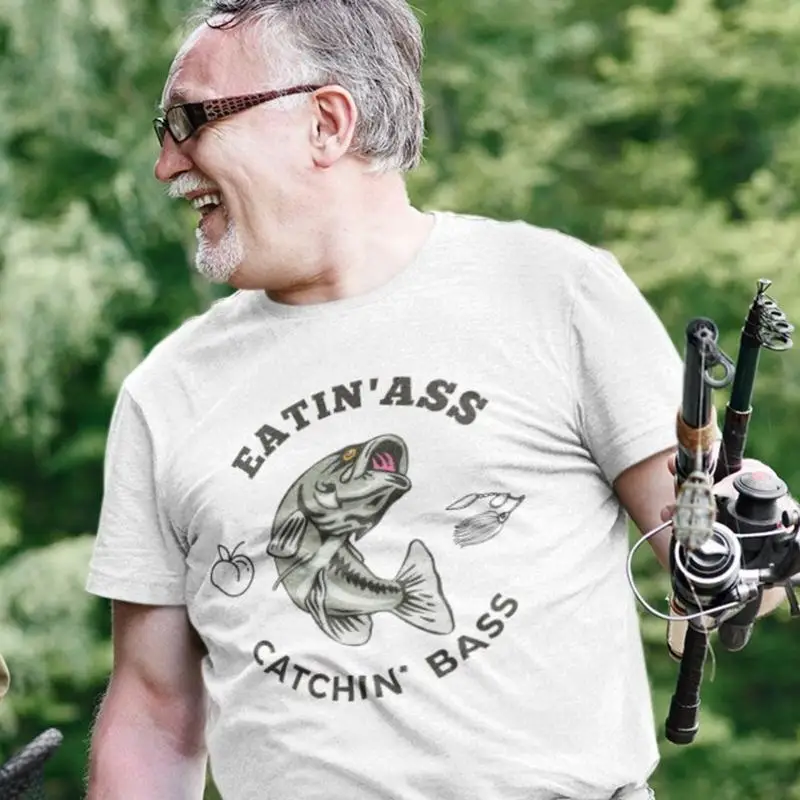 

Мужская футболка для рыбалки Забавный рыбак S