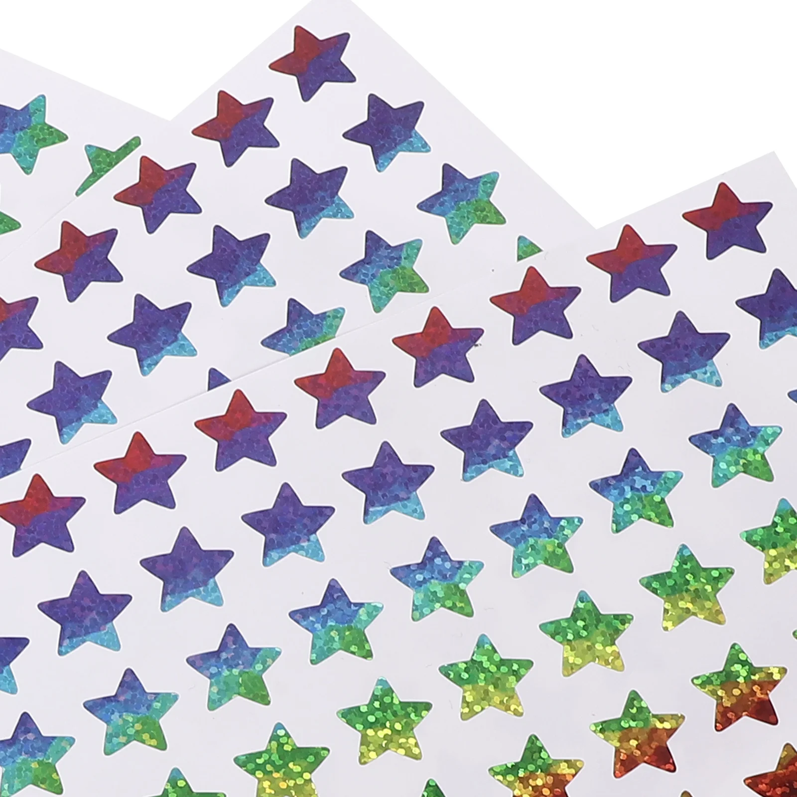 

18 Sheets Colorful Star Stickers Decorative Scrapbook Laptop Bottle Notebook Diary Stickers Star Laptop Sticker