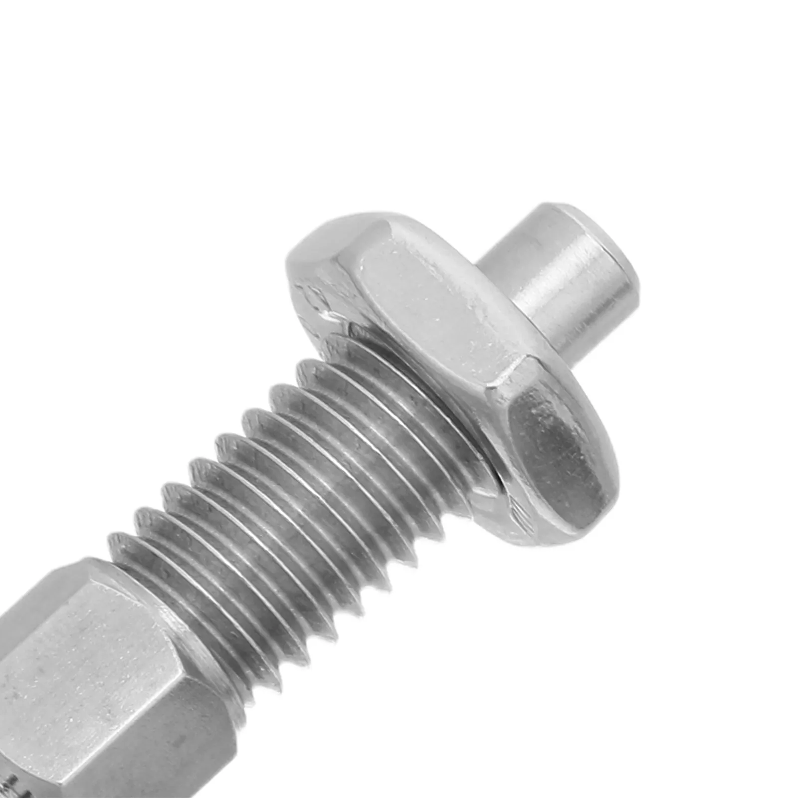 Stainless Steel Spring Plunger Pin M8 Retractable Locking Knob Heavy Duty Trailer Gate Industrial 2 Pieces