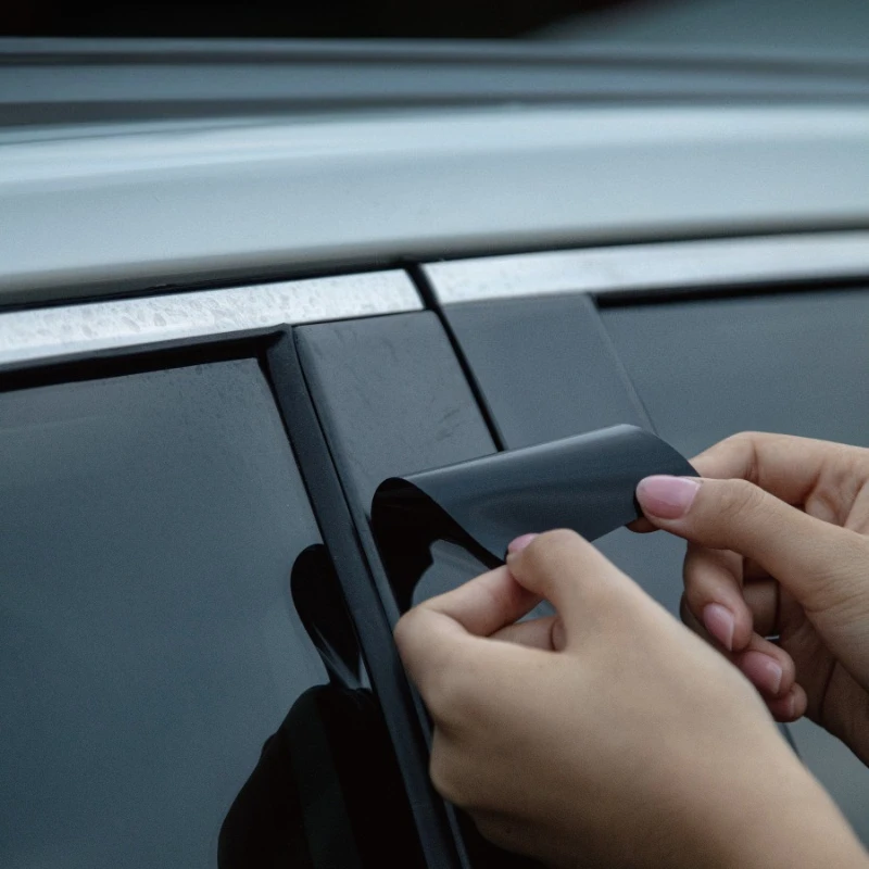 For Geely Galaxy EX5 E5 E8 L6 L7 Starship 7 EM-I TPU B-Pillar C-Pillar Car Window Side Post Protective Film Stickers Accessories