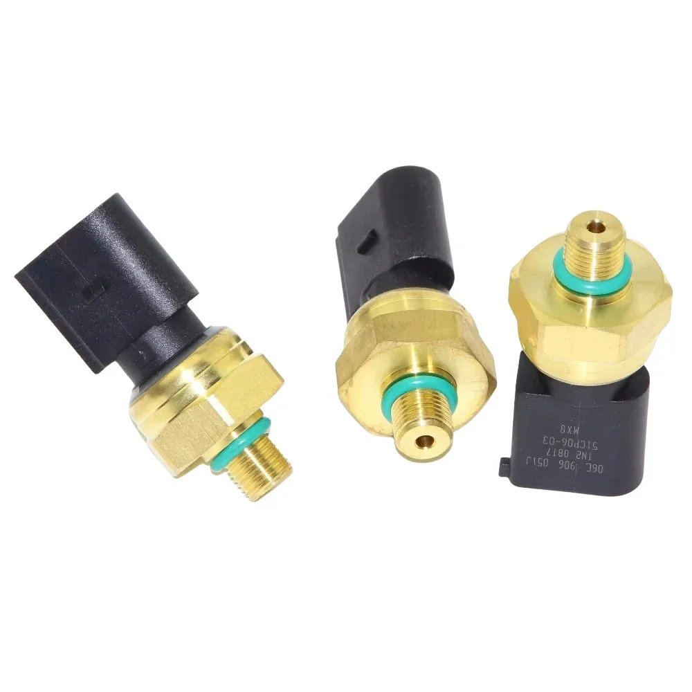 

3PCS Fuel Pressure Sensor 06E906051K For VW Jetta A4, A6 06E 906 051K,06E 906 051 K,51CP06-04 Oil Pressure Sensor
