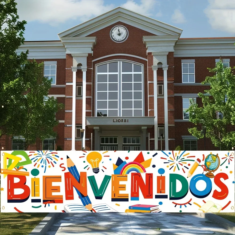 Embroidery Writing - Letrero de Bienvenida de Regreso a