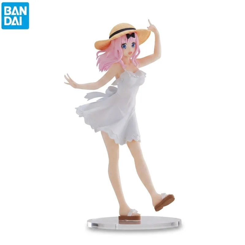 In Stock Bandai Original Banpresto Kaguya Sama Love Is War Chika Fujiwara Action Figure Model Doll Brand New Boxed Anime