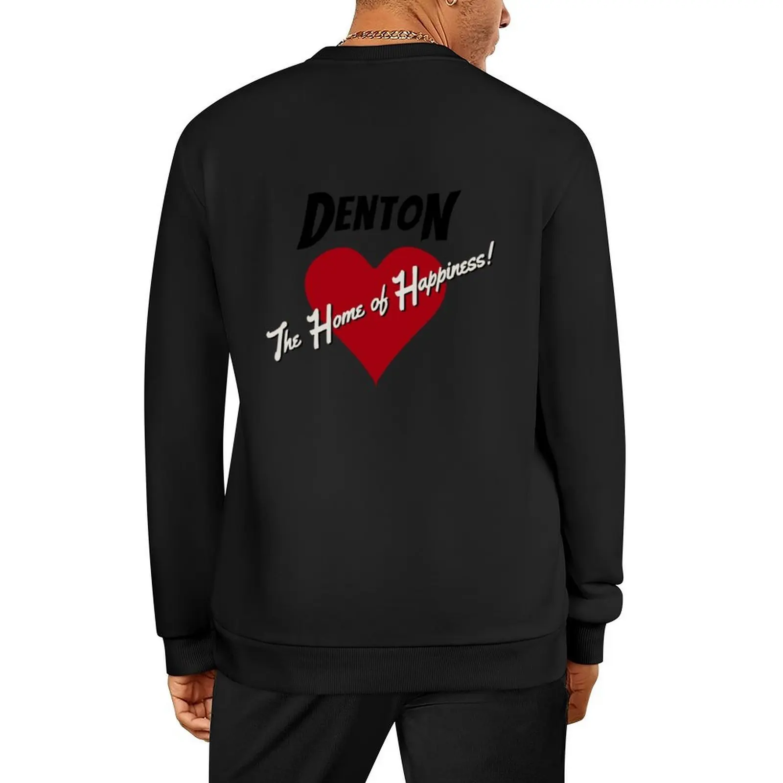 

Denton - The Home of Happiness! Pullover anime clothing korean autumn clothes winter clothes male clothes oversize sweatshirt