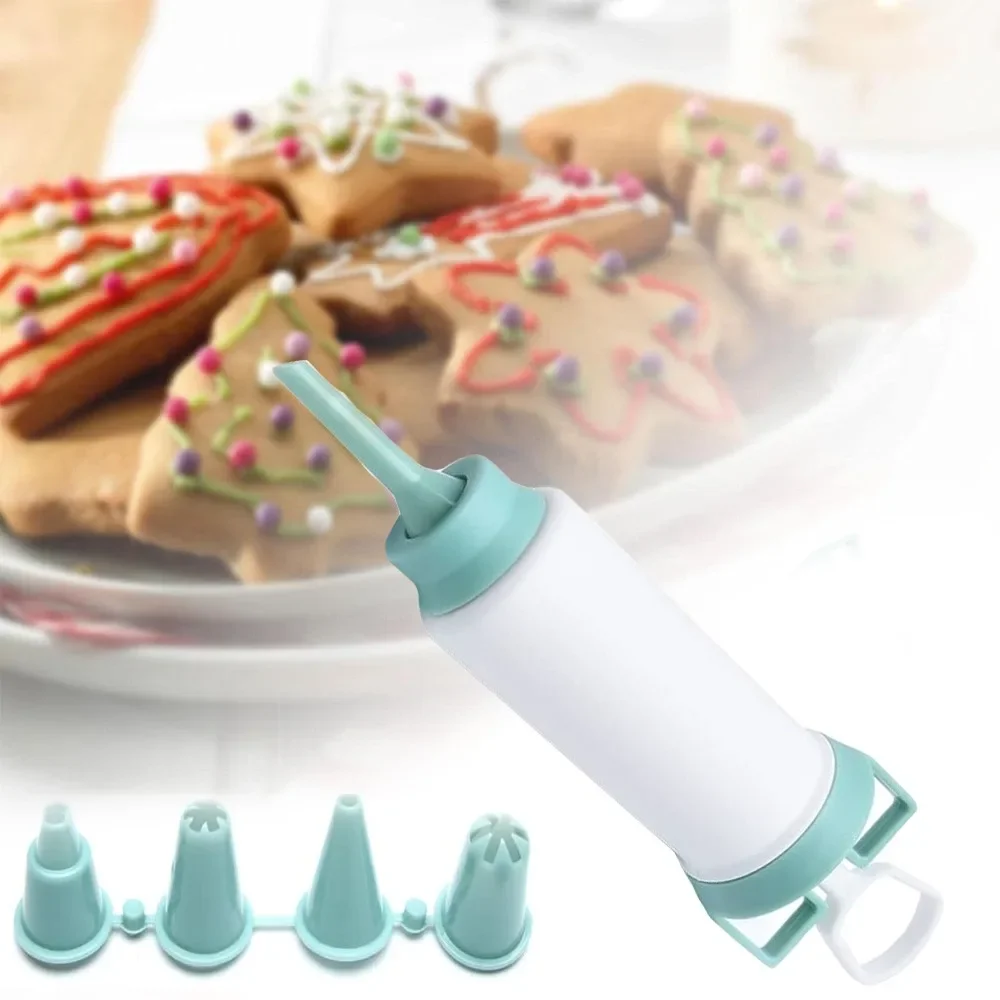 Cream Piping Syringe Cupcake Filling Injector Cake Cream Pastry Syringe Extruder Nozzles DIY Fondant Cake Kitchen Baking Tools