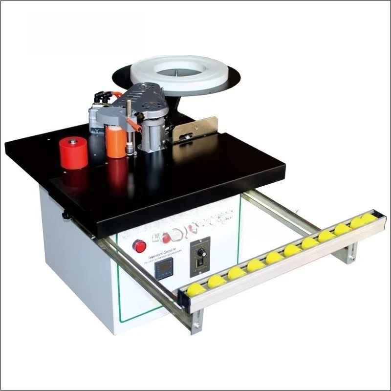 MY05 Woodworking Manual Edge Banding Machine PVC Wood Edge Banding Machine Double Sided Glue Automatic Strip Cutting 30kg