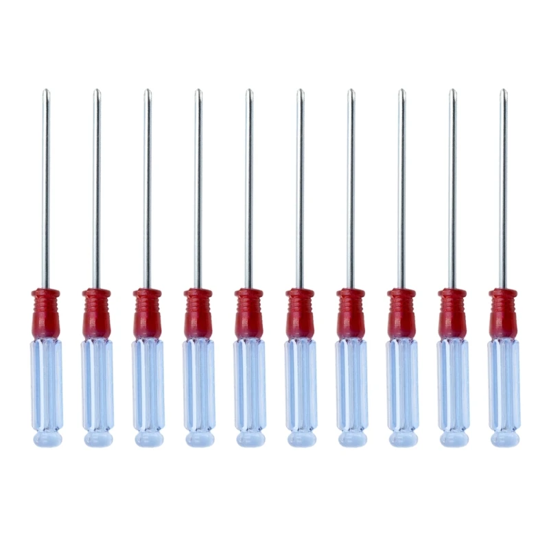 10Pcs/set 125mm Crystal Small  Screwdriver Cross/Slotted Screwdriver G32A