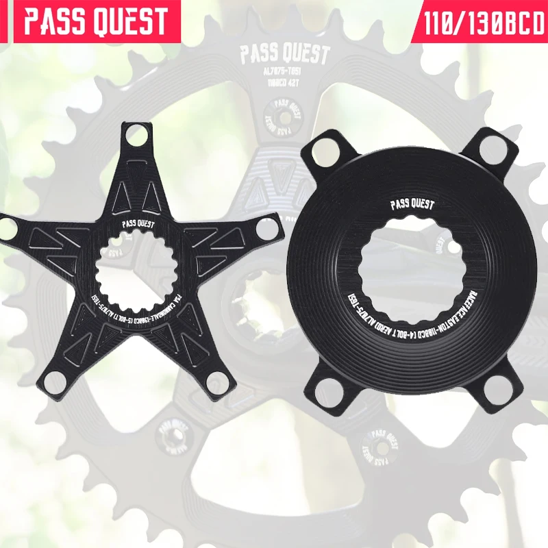 

PASS QUEST Crank Adapter Kit | RaceFace/Easton/FSA/Canondale to 110-130BCD Converter bicycle accessories