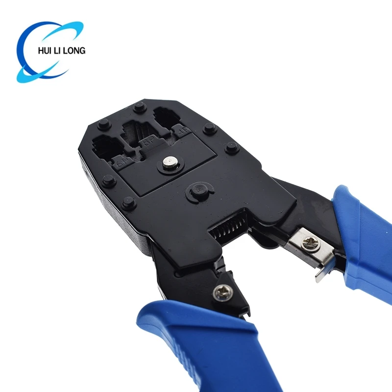 RJ45 crimper tool RJ11 RJ12 cat5e cat6 cable crimping tool network pliers tool 8P/6P4P multi-function cable pliers peeling shear