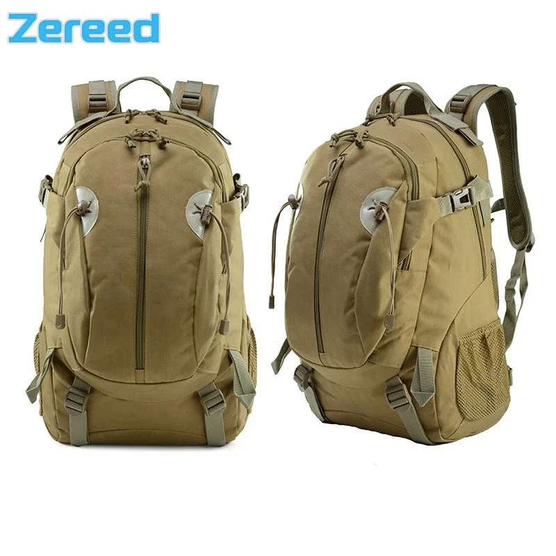 

35L High Capacity Camouflage Military Tactical Hiking Outdoor Backpack Waterproof Mountaineering Climbing Men's Travel Bag