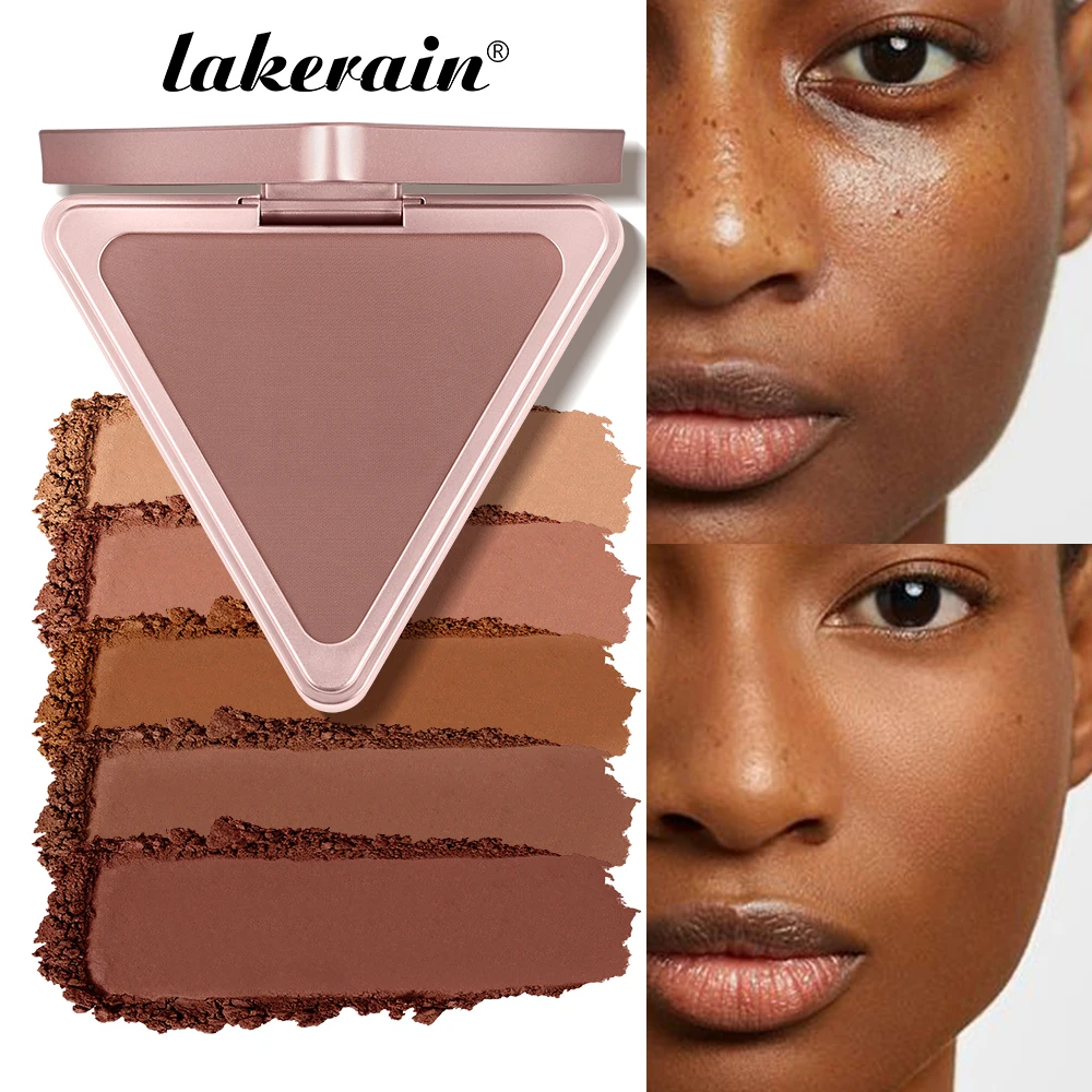 ไม่มีขีดจํากัด Matte Bronzer Shading Face Blusher Long Lasting Matte Plumps ลักษณะลดรูขุมขนและ Shine Control เครื่องสําอาง