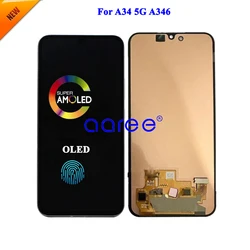 6.5'AMOMLED OLED LCD Screen For Samsung A34 A346 LCD For Samsung A34 5G LCD Screen Touch Digitizer Assembly