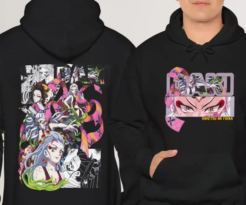 

Demon Slayer Kimetsu no Yaiba anime Manga Daki hoodie Gift for her Gift for friends Funny gift Plus size hoodie Unisex hoodie