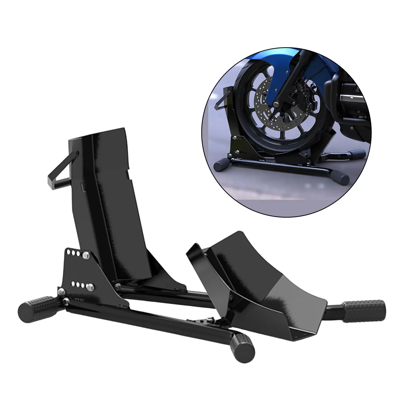 Wheel Stand Motorbike Accessories Easy to Install Motorcycle Wheel Chock