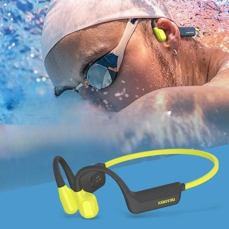 X18 Knochenleitung Laufen Sport Radfahren Schwimmen kabelloses Bluetooth-Headset schweißfest wasserdicht Gürtelspeicher 8G