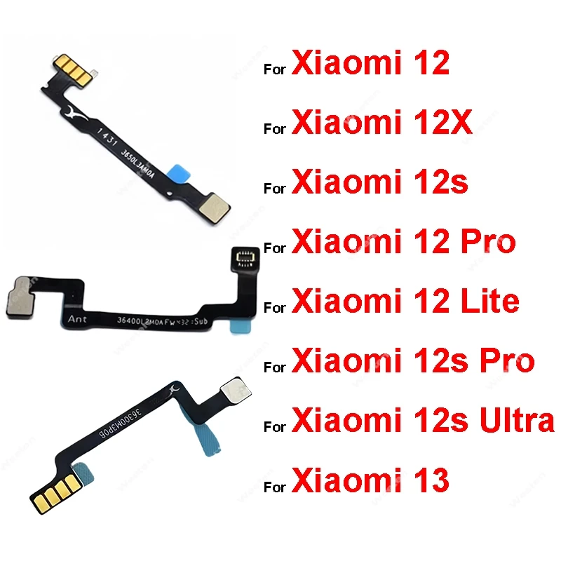 

Гибкий кабель контактора сигнальной антенны для Xiaomi 12 12X 12s 12 Pro 12 Lite 12s Ultra 13, детали контактора сигнальной платы Wi-Fi