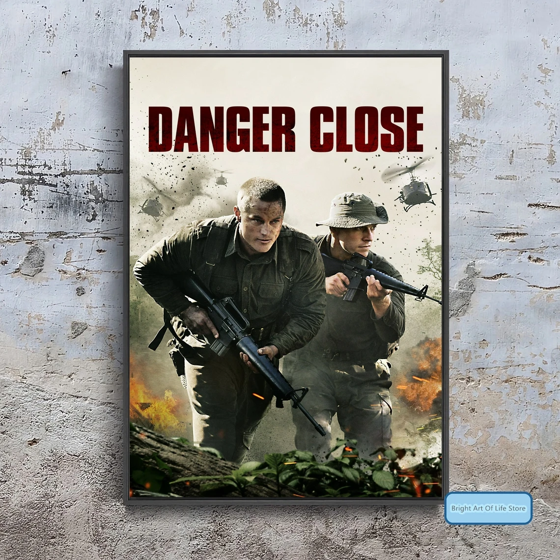 Danger Close The Battle of Long Tan Movie Poster Cover Photo Canvas Print Wall Art Home Decor (Unframed)