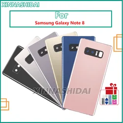 For Samsung Galaxy Note 8 Glass SM-N950 Back Battery Cover Rear Door Glass Panel Battery Housing CaseReplacement