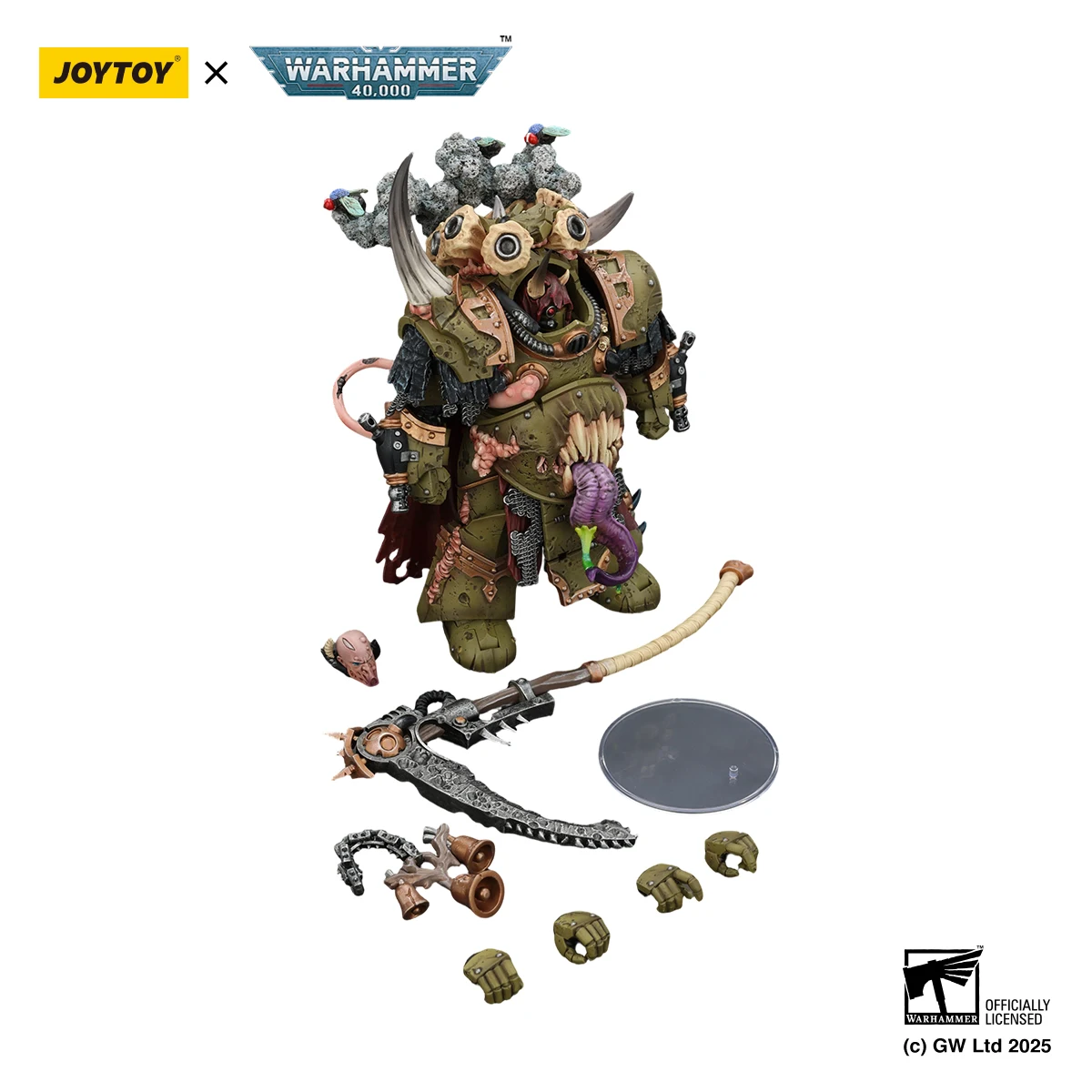[Przedsprzedaż] JOYTOY 1/18 Warhammer 40k Figurki Akcji Death Guard Deathshroud Terminator Champion Terminator 1 2 Model Zabawka Prezent