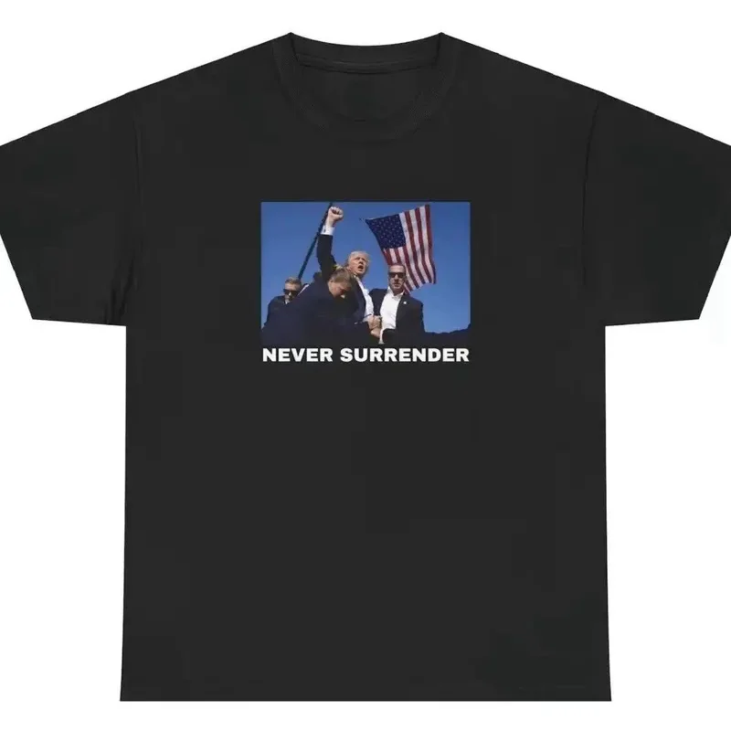 

Donald Trump Shot NEVER SURRENDER Rally Shooting 2024 T Shirt