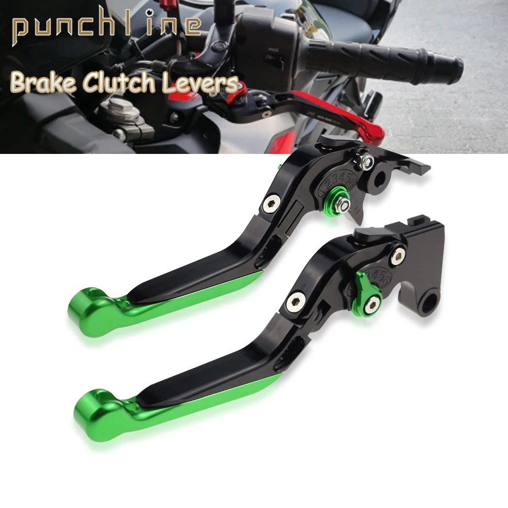 

Fit NINJA 650R ER-6F ER-6N 2009-2016 Clutch Levers For For VERSYS 650 2009-2014 NINJA 400R 2011 Folding Extendable Brake Levers