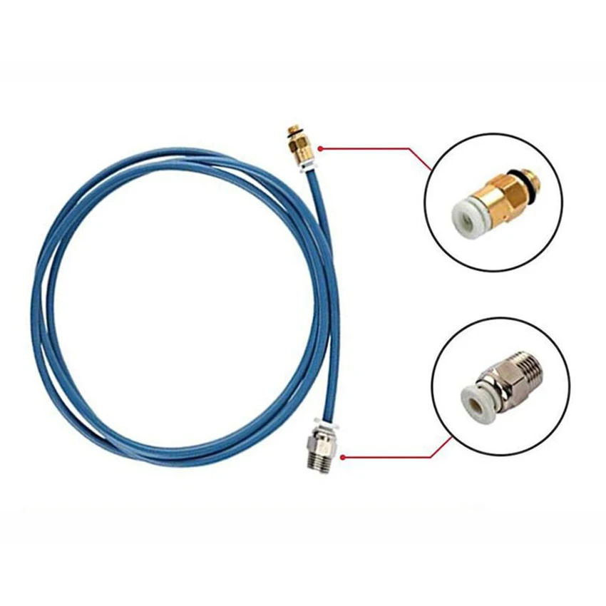 3D Printer Accessoires Blue Teflon Buis Rode Metalen Leveling Hand Moer Plus Lente Pneumatische Joint