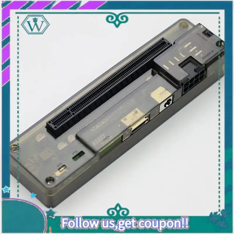 ترقية بطاقة الرسومات محطة إرساء بطاقة الفيديو محطة إرساء الكمبيوتر المحمول الوحش Oculink PCI-E 4.0X4 كمبيوتر محمول ل Oculink Interfa