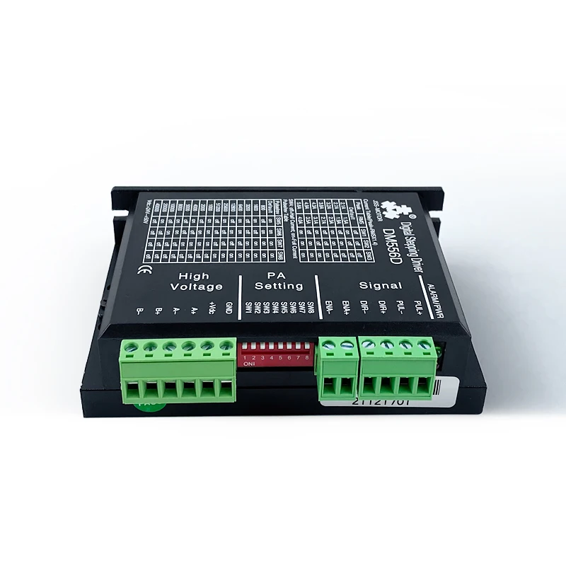 คุณภาพสูง Stepper Driver DM556D 5.6A Peak Current ใช้สําหรับ Nema23 และ Nema34 Stepper Motor
