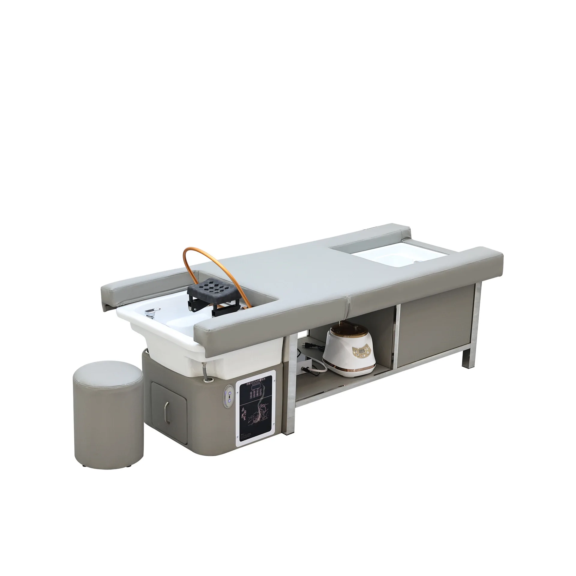 

Luxury Multi-functional Head Therapy Bed Electric Head Lift And Foot Bath Water Circulation Head Therapy Bed For Beauty Salons